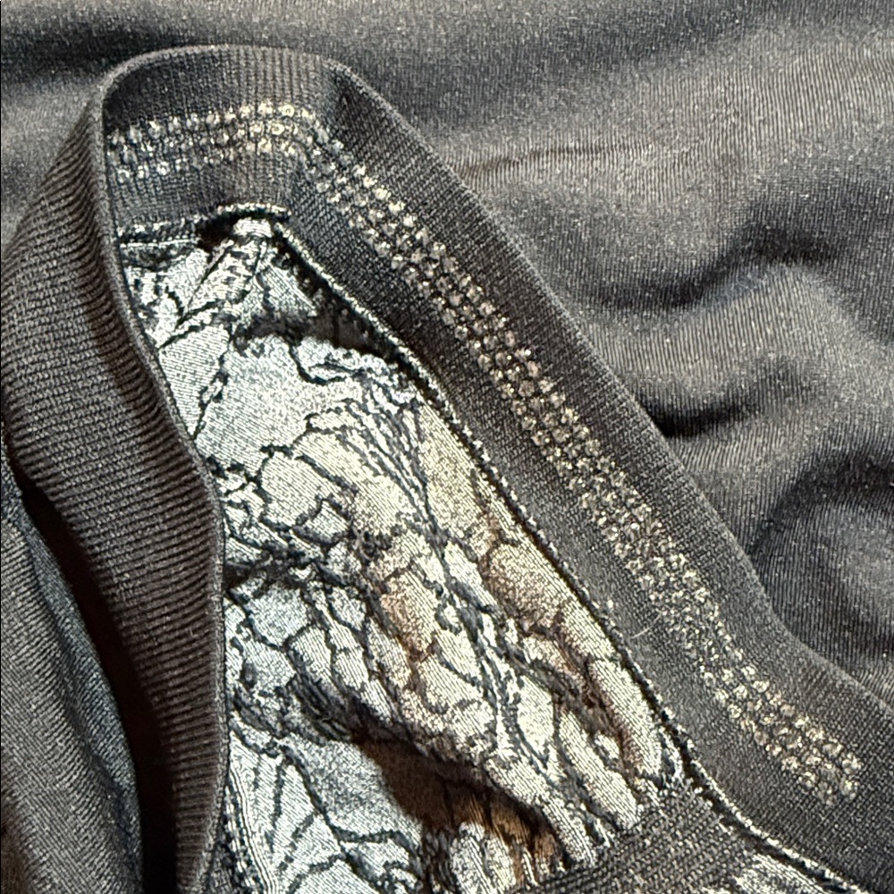 Athleta Black and Gray Fastest Track Top - Picture 5 of 5
